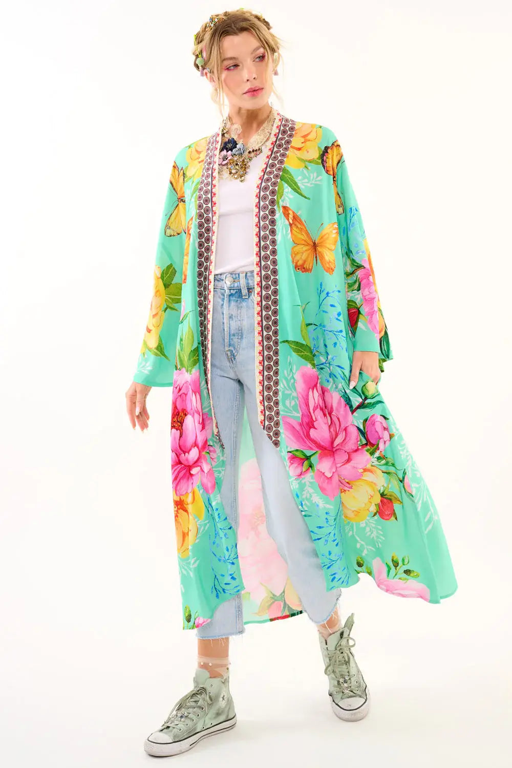 "Bloom in Every Direction" Kimono