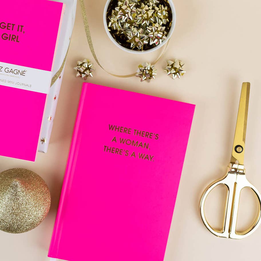 Where There's A Woman There's A Way - Hardcover Daily Journal