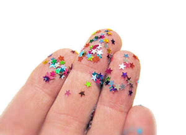 Glittery Metallic Wands