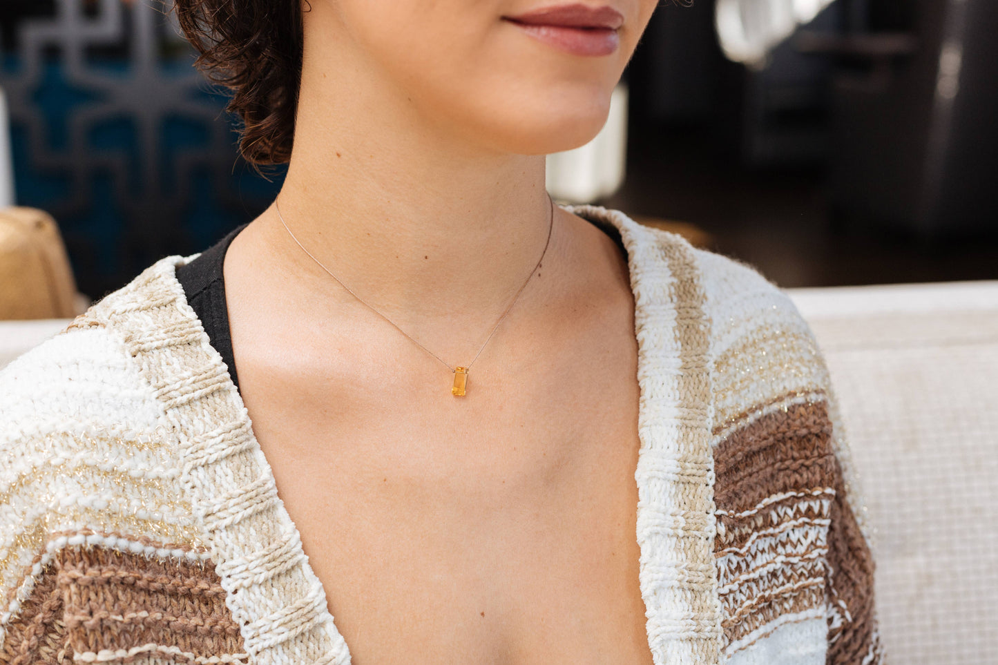 Manifest Necklace - Citrine