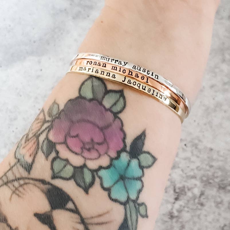 Crone Goddess Skinny Cuff