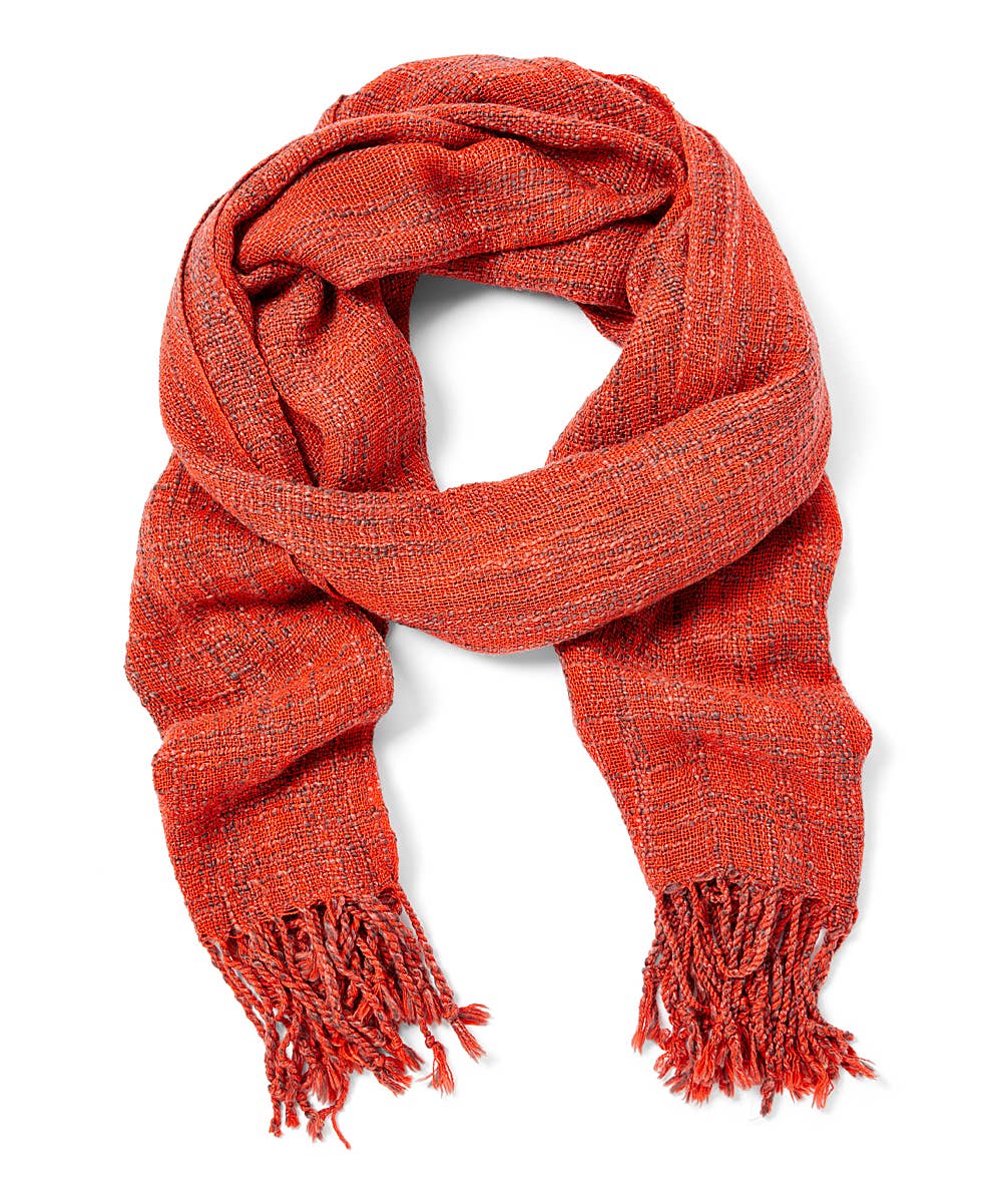 Red 100% Cotton Scarf