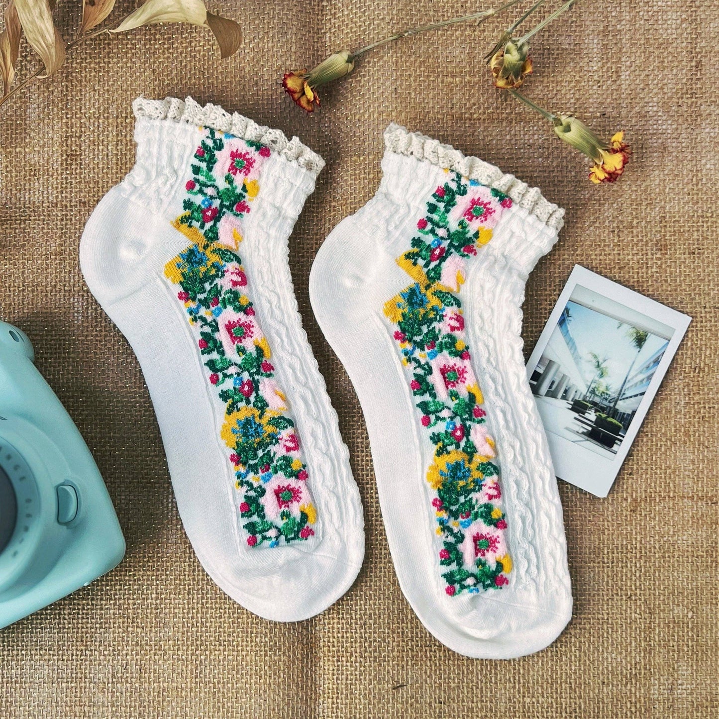 Daisy Dunes - Audrey Vintage Ankle Socks
