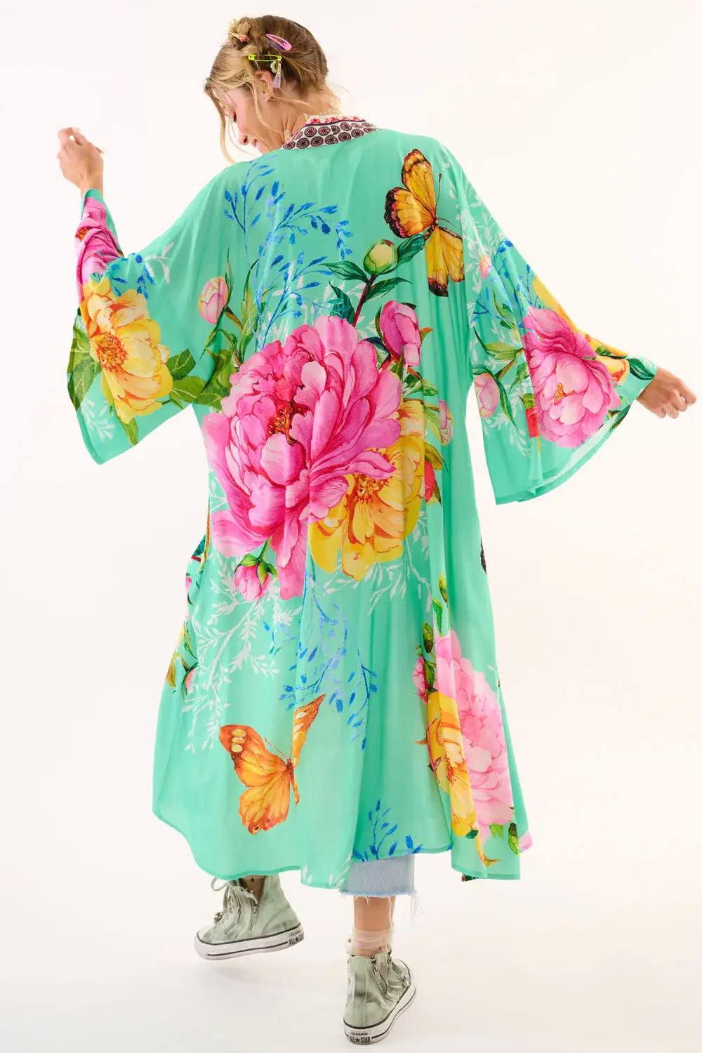 "Bloom in Every Direction" Kimono