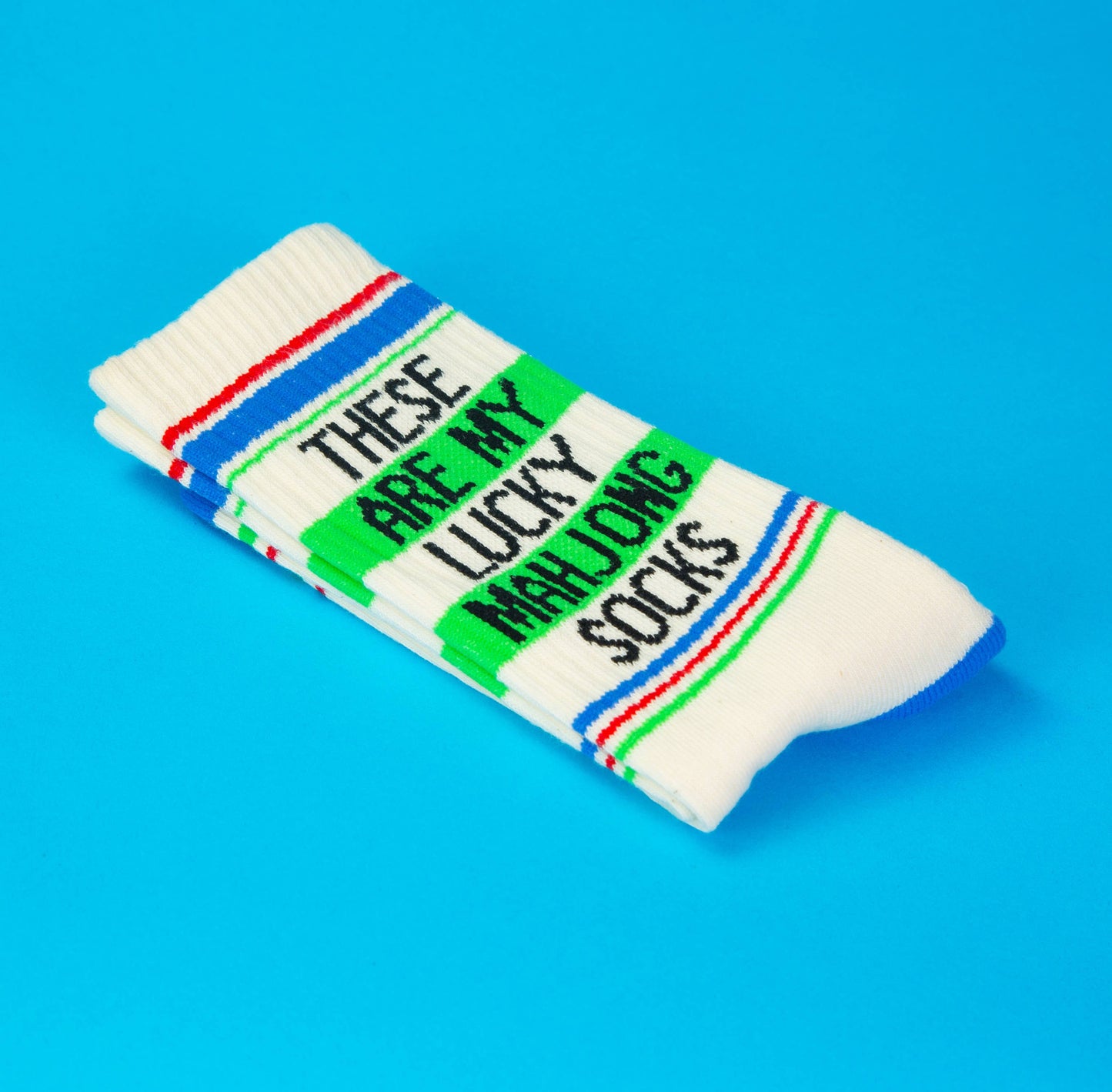 Gumball Poodle - These Are My Lucky Mahjong Socks Gym Crew Socks