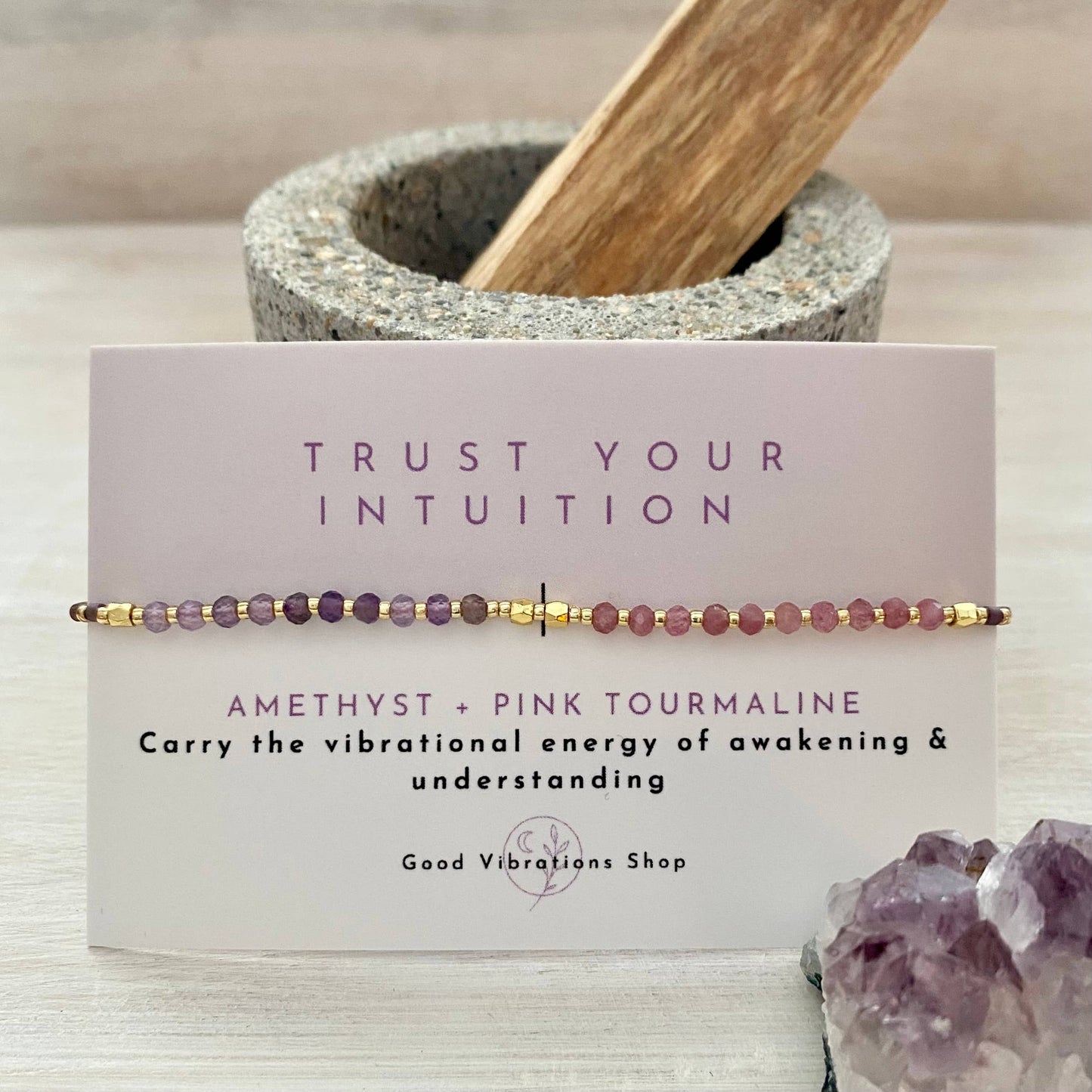 "Trust Your Intuition" Intention Bracelet
