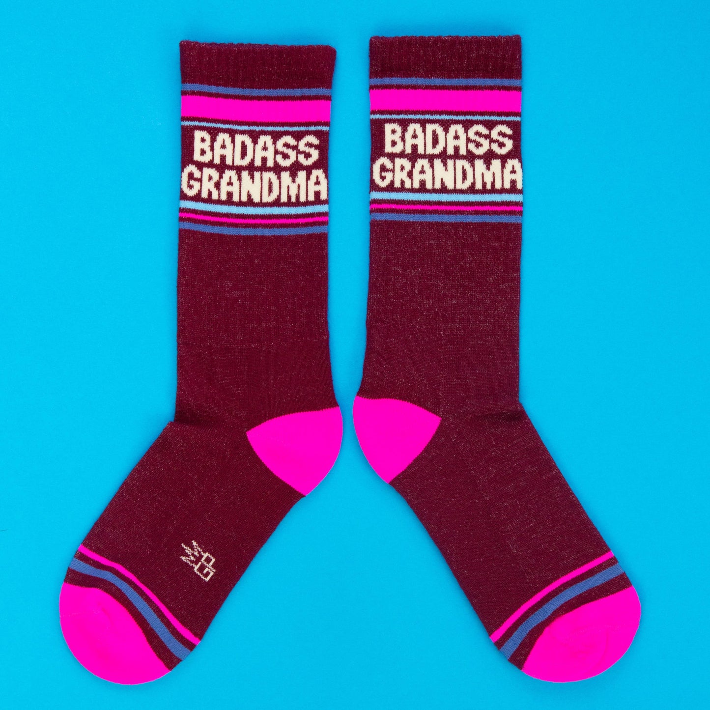 Gumball Poodle - Badass Grandma Gym Crew Socks