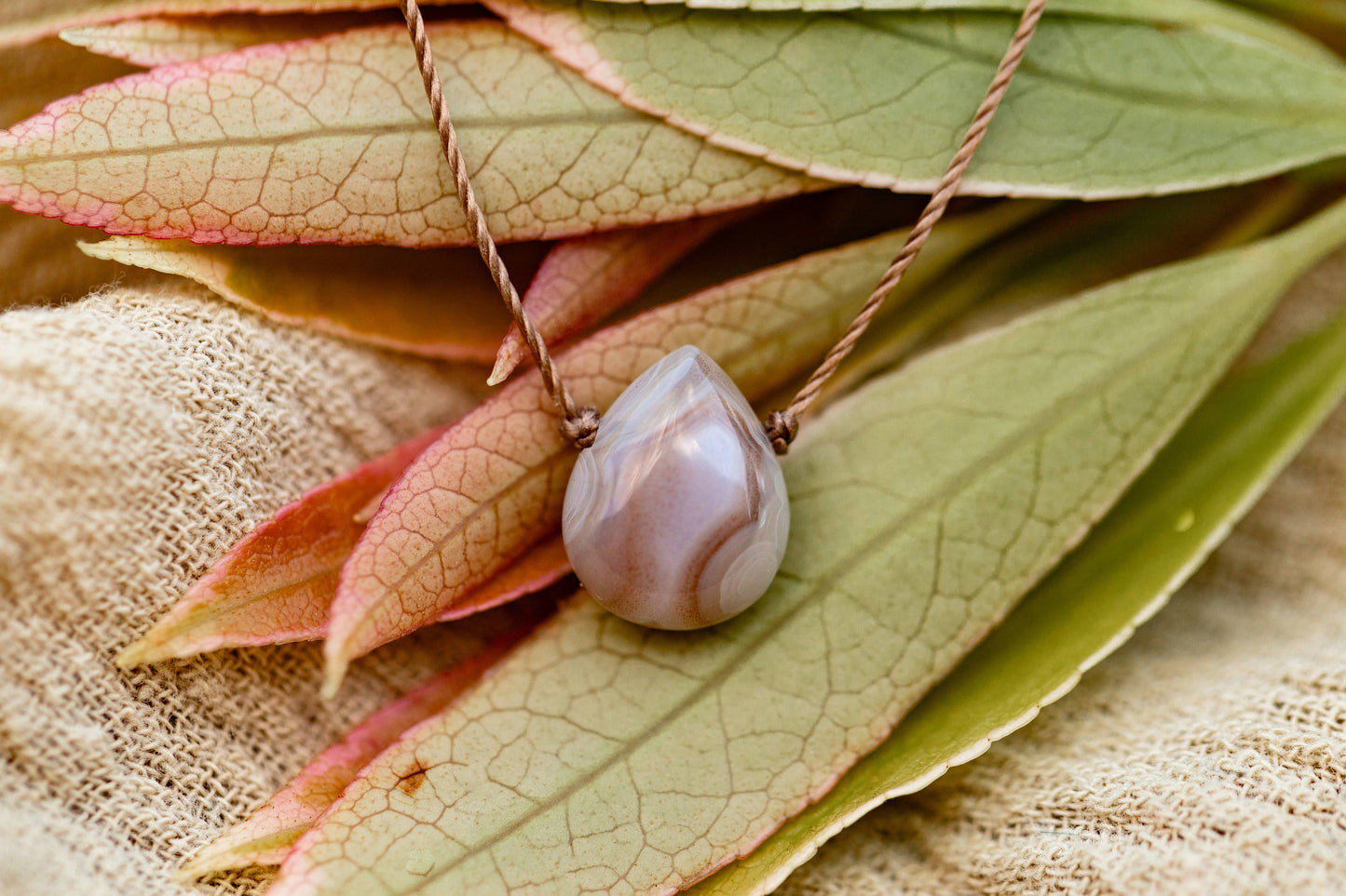 Change Necklace - Botswana Agate