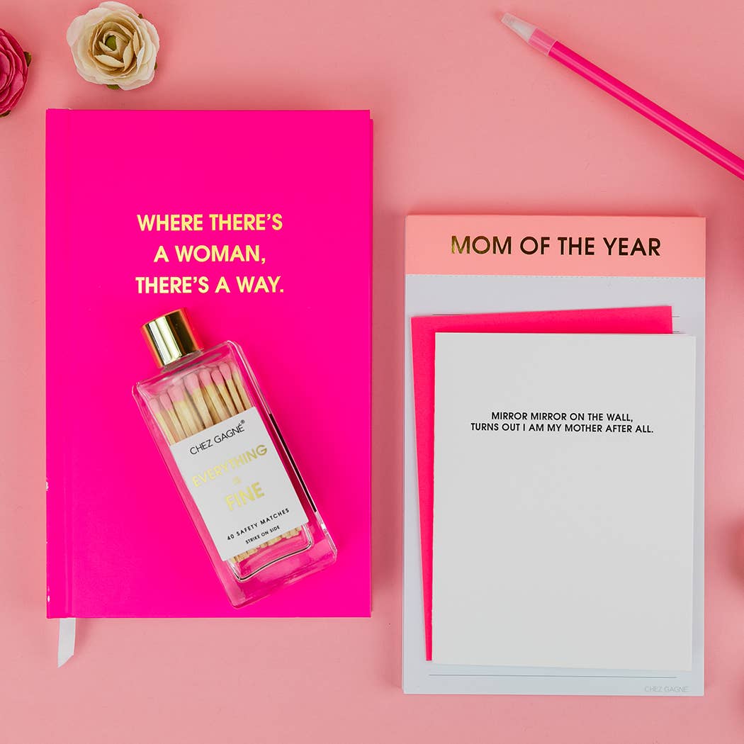 Where There's A Woman There's A Way - Hardcover Daily Journal