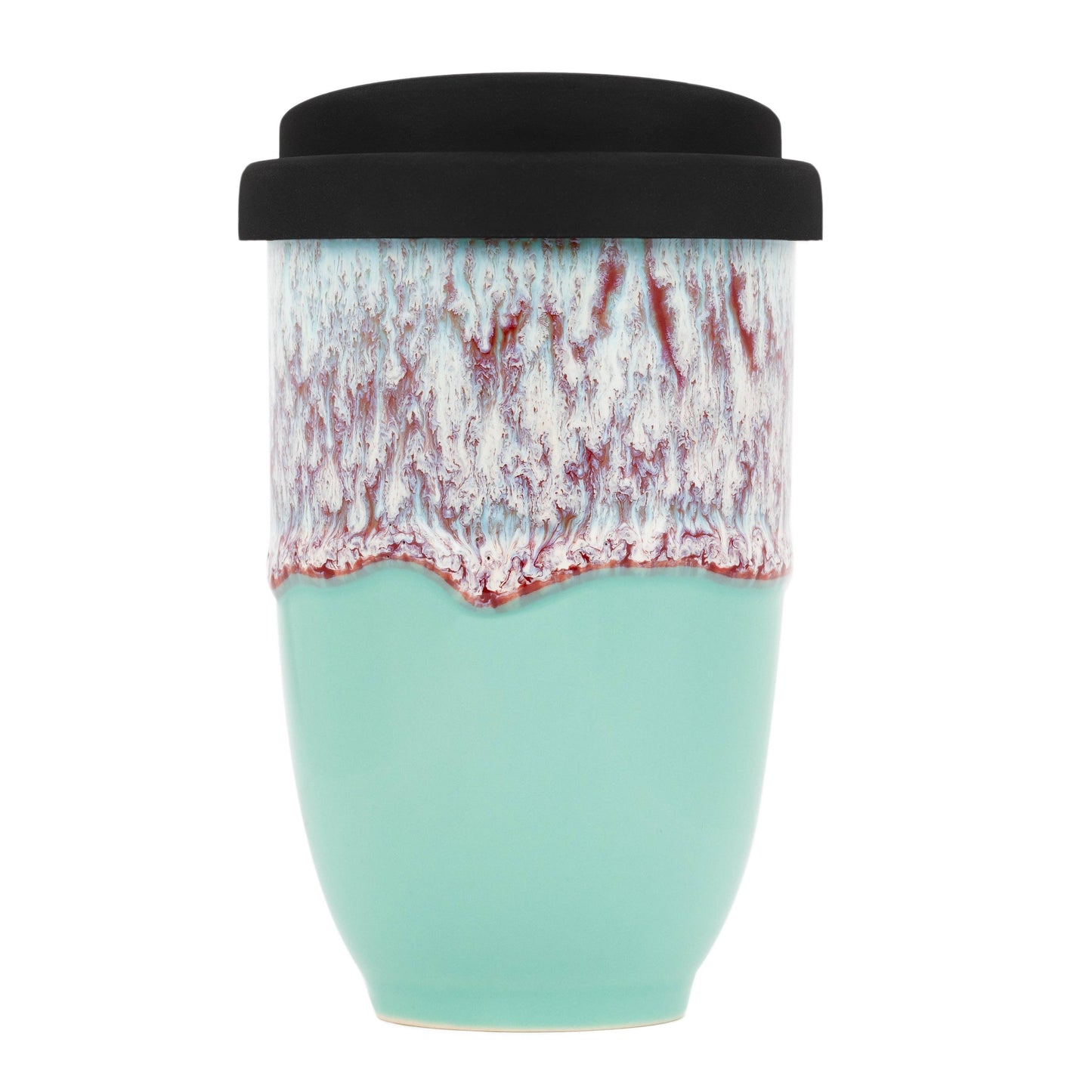 Nebula Ceramic Travel Mug – 12oz with Lid & Sleeve