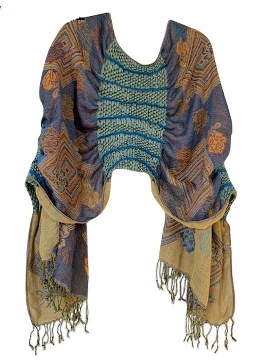 Pashmina Ruffle Shawl