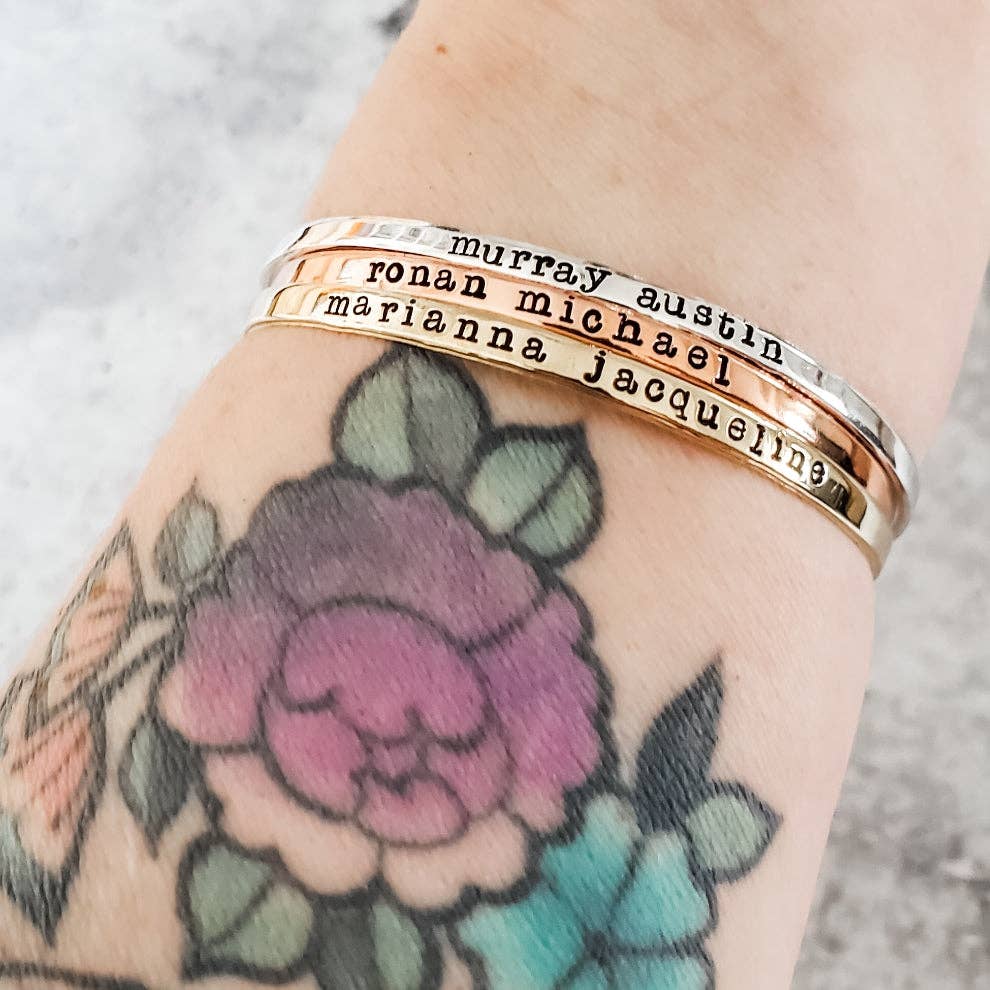 Crone Goddess Skinny Cuff