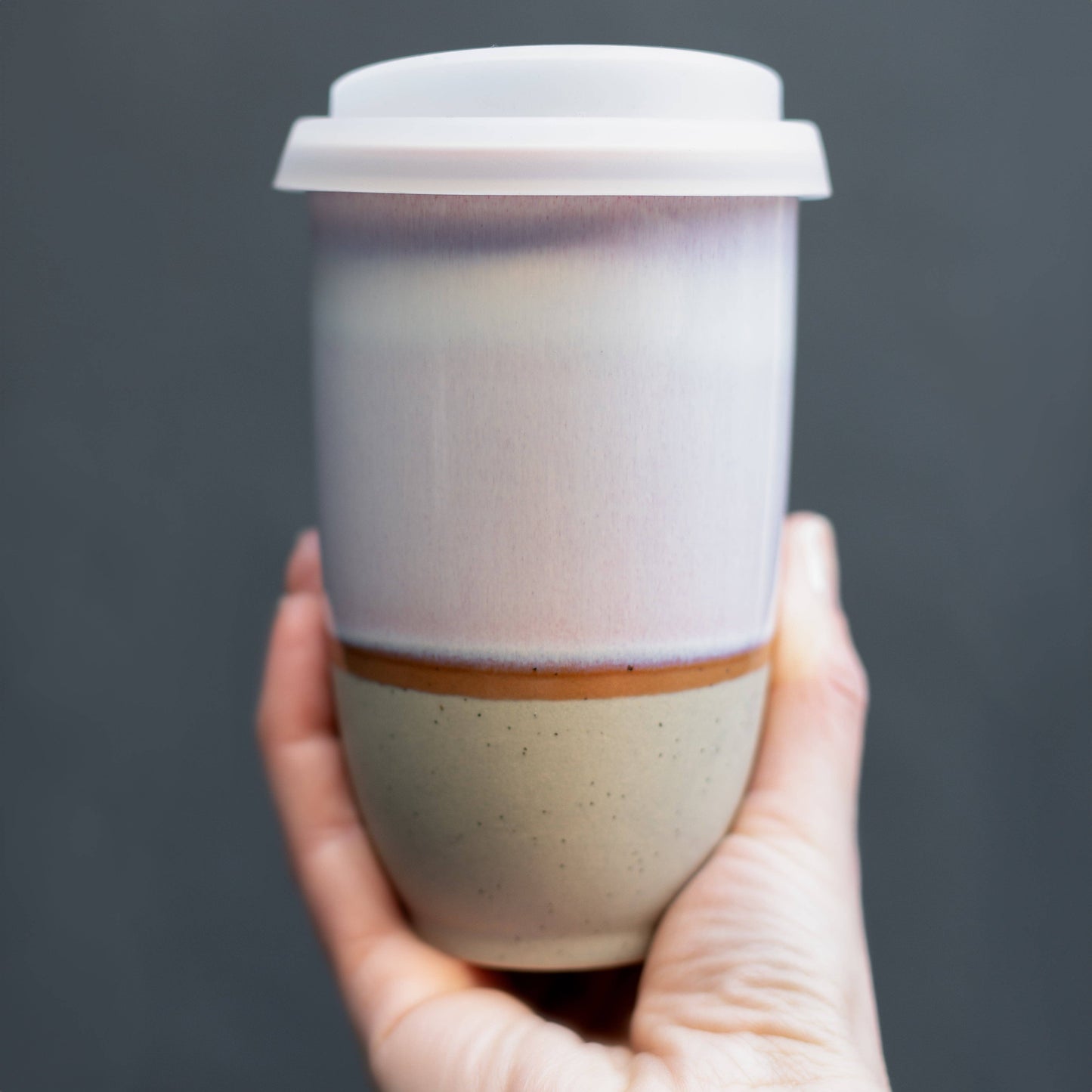 Horizon Ceramic Travel Mug – 12oz with Lid & Sleeve