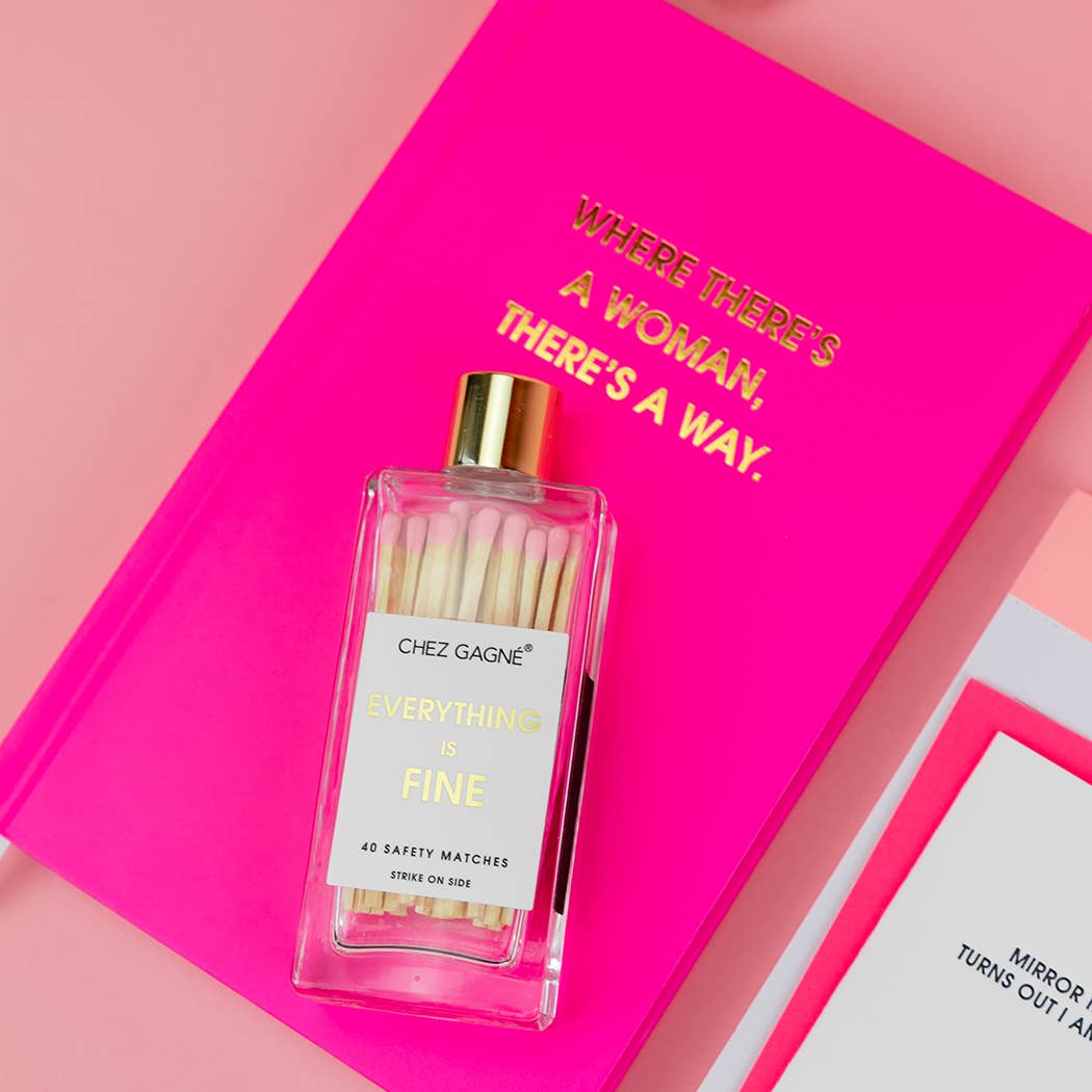 Where There's A Woman There's A Way - Hardcover Daily Journal