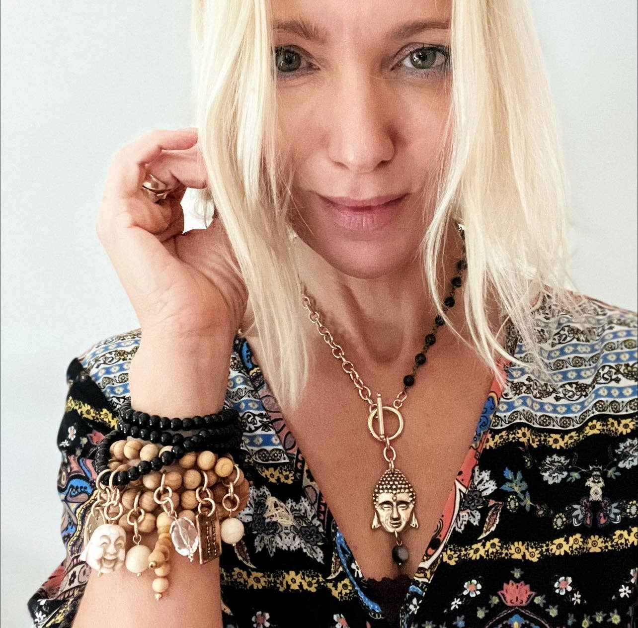 Breathe Buddha Mala Bracelet