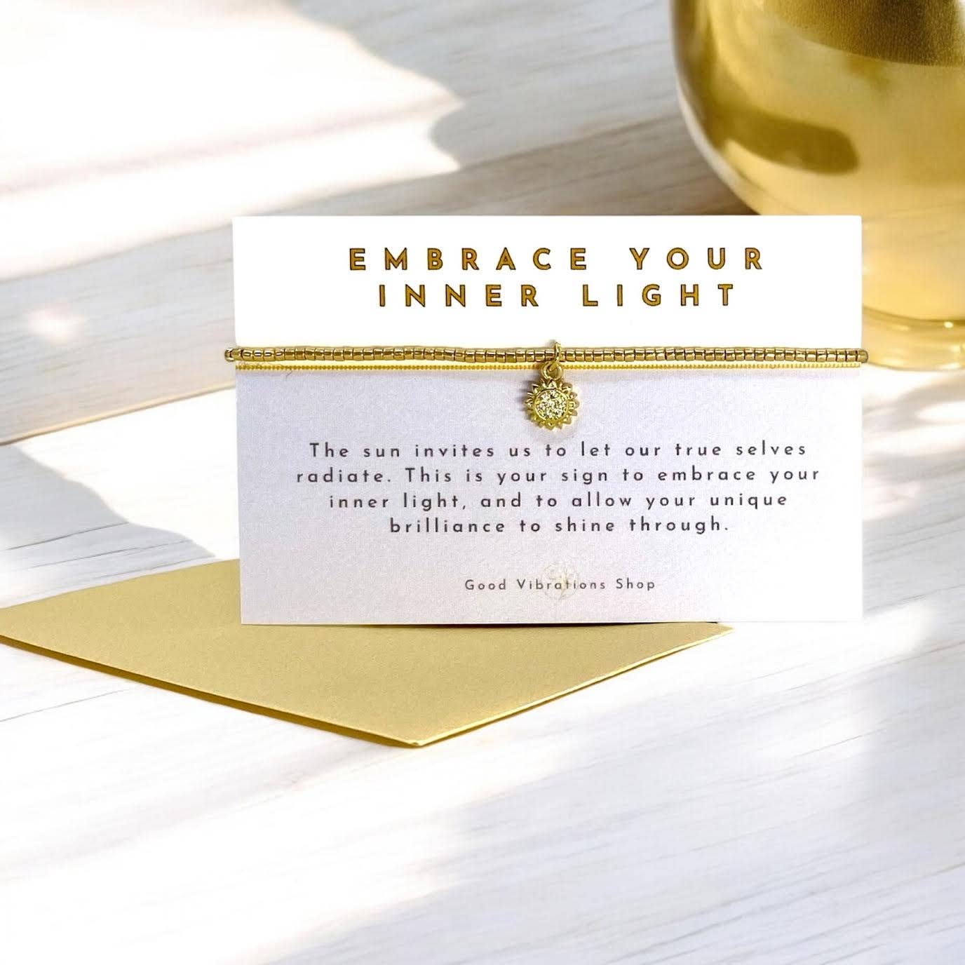 Good Vibrations Shop - Embrace Your Inner Light ⎮ Sun Bracelet