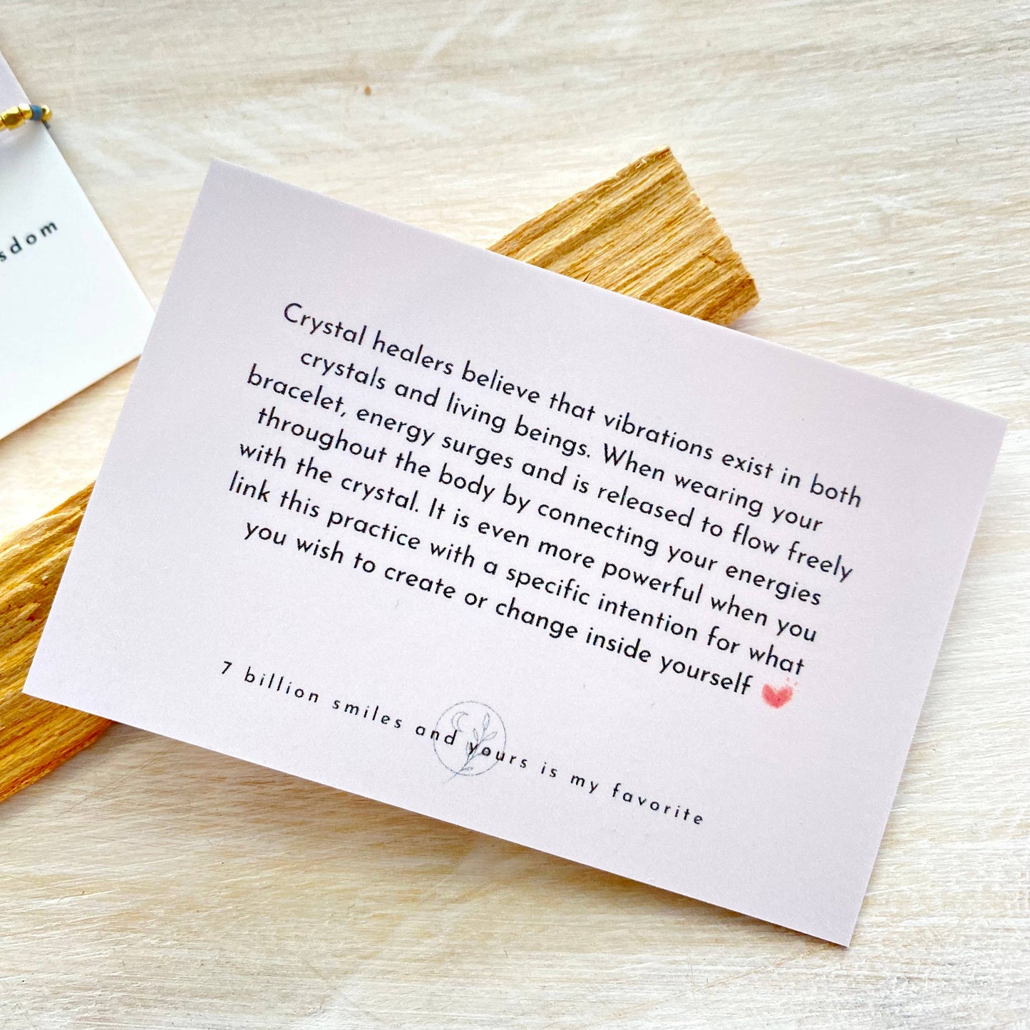 "Trust Your Intuition" Intention Bracelet