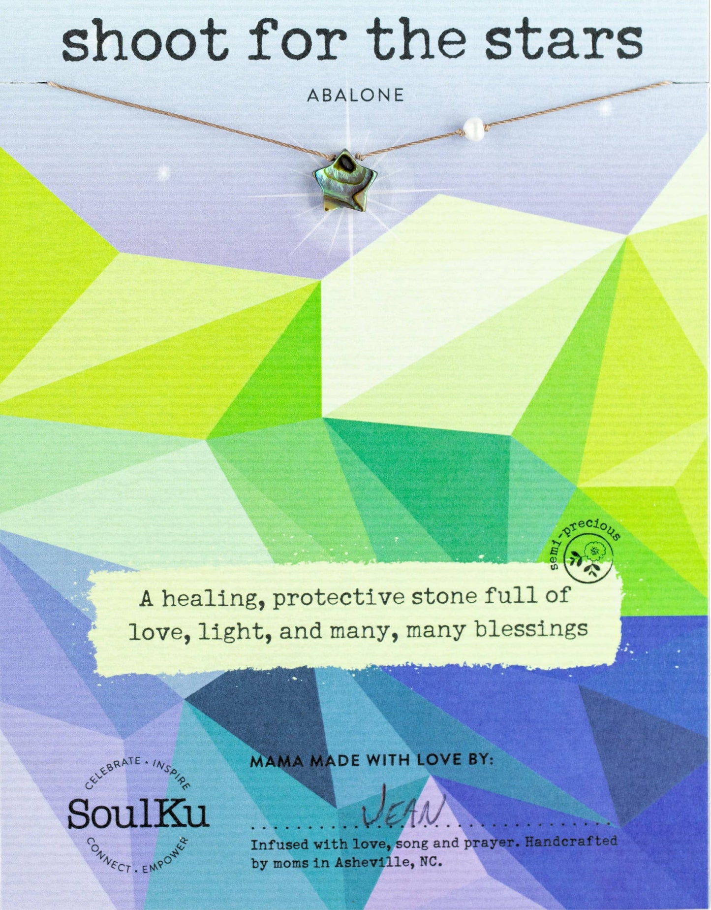 Shoot for the Stars Necklace - Abalone
