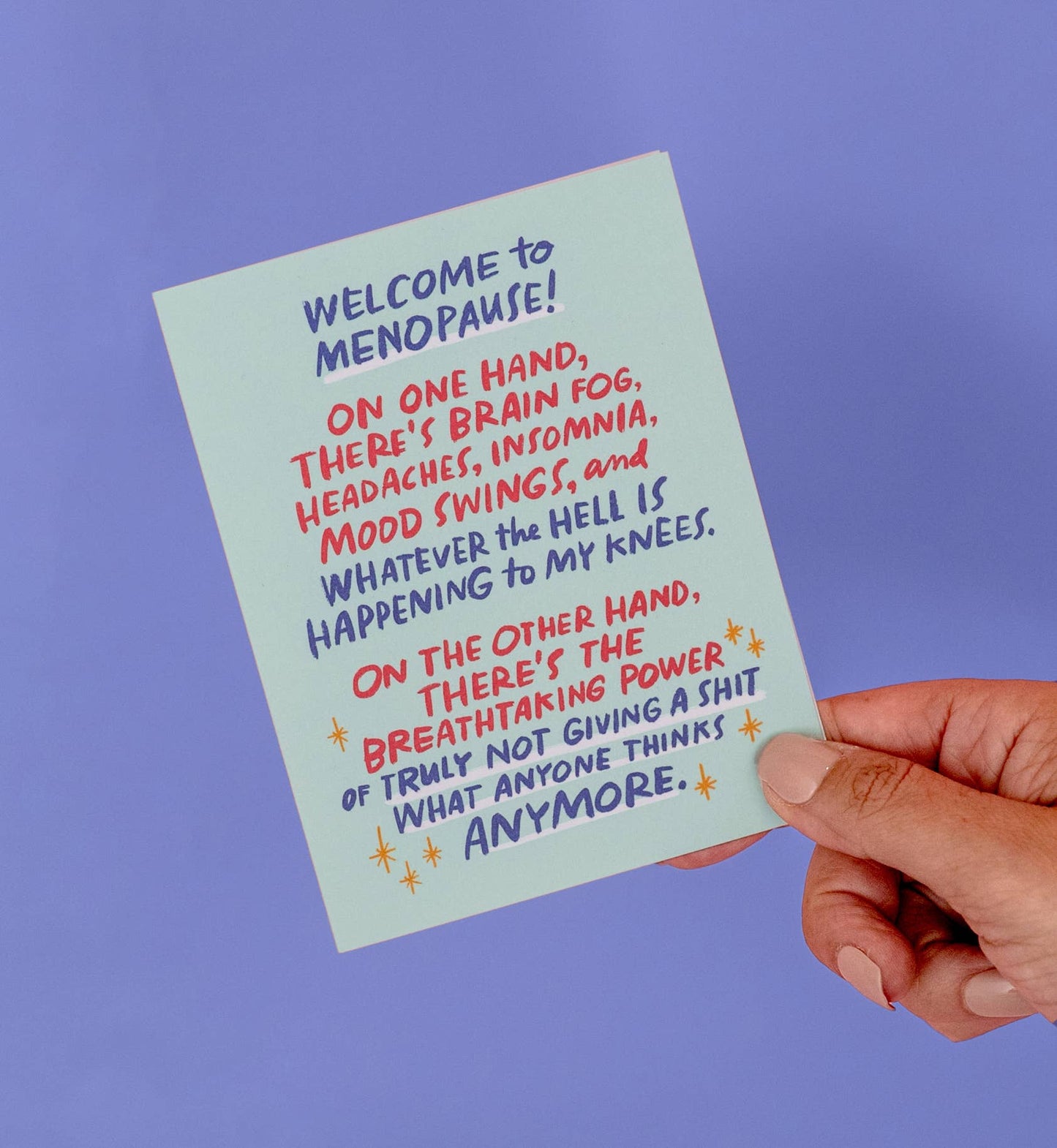 Breathtaking Power Menopause Card