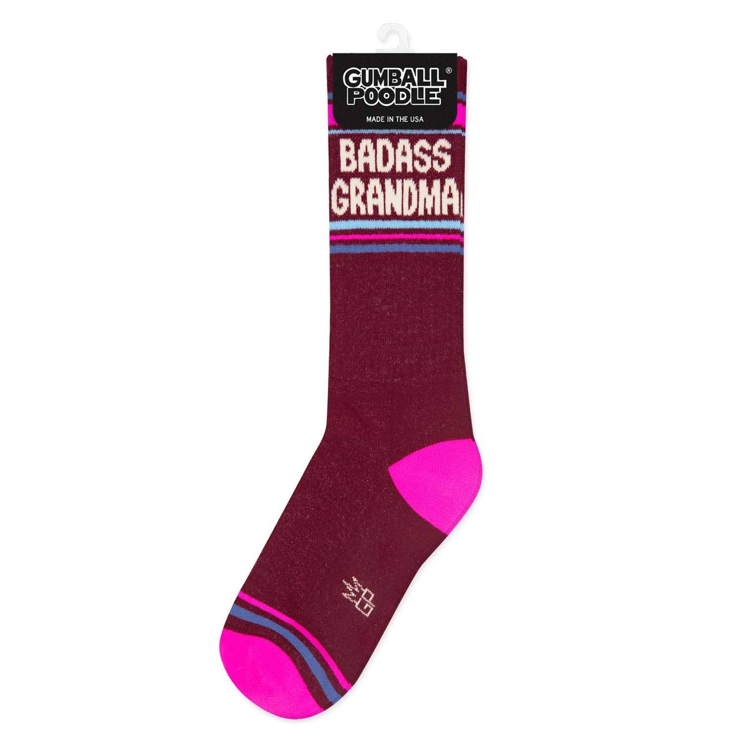 Gumball Poodle - Badass Grandma Gym Crew Socks