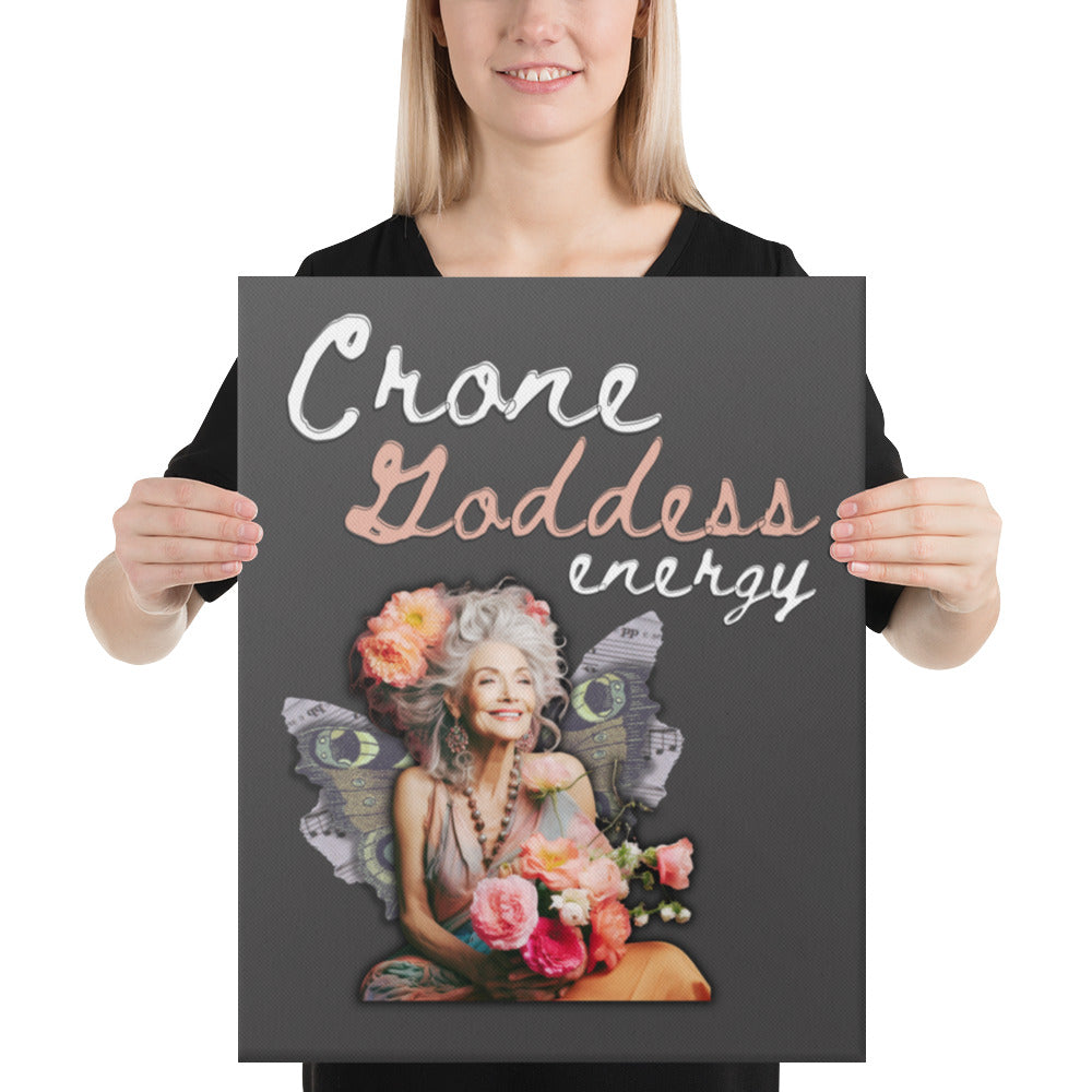 Crone Goddess Energy on Canvas