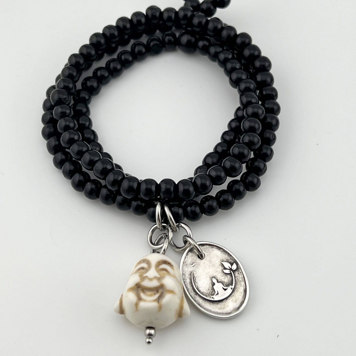 Breathe Buddha Mala Bracelet