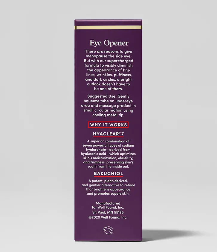 Eye Opener - Smoothing & Brightening Cream