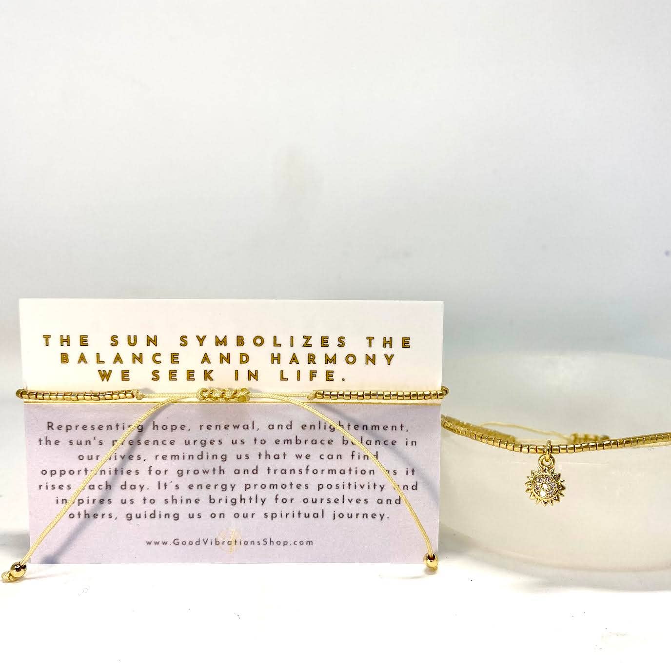 Good Vibrations Shop - Embrace Your Inner Light ⎮ Sun Bracelet