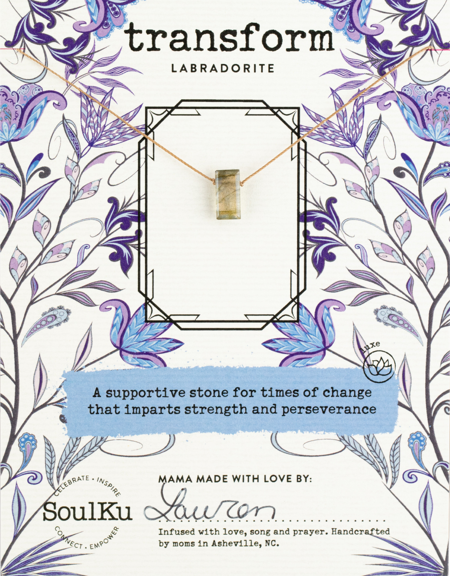 Transform Necklace - Labradorite