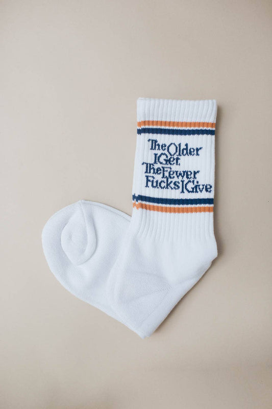 The Bee & The Fox - The Older I Get the Fewer Fucks I Give | Socks