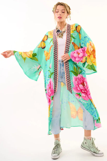 "Bloom in Every Direction" Kimono