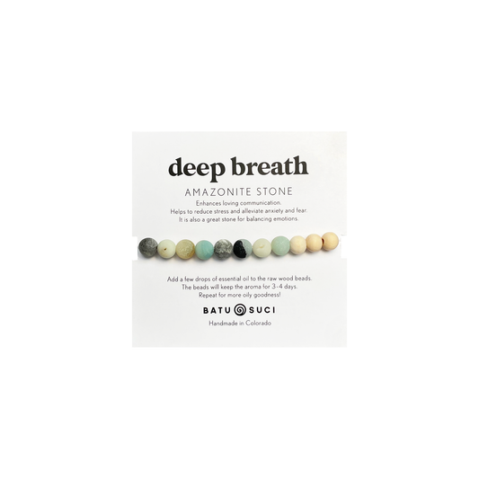 “Deep Breath” Aromatherapy Bracelet