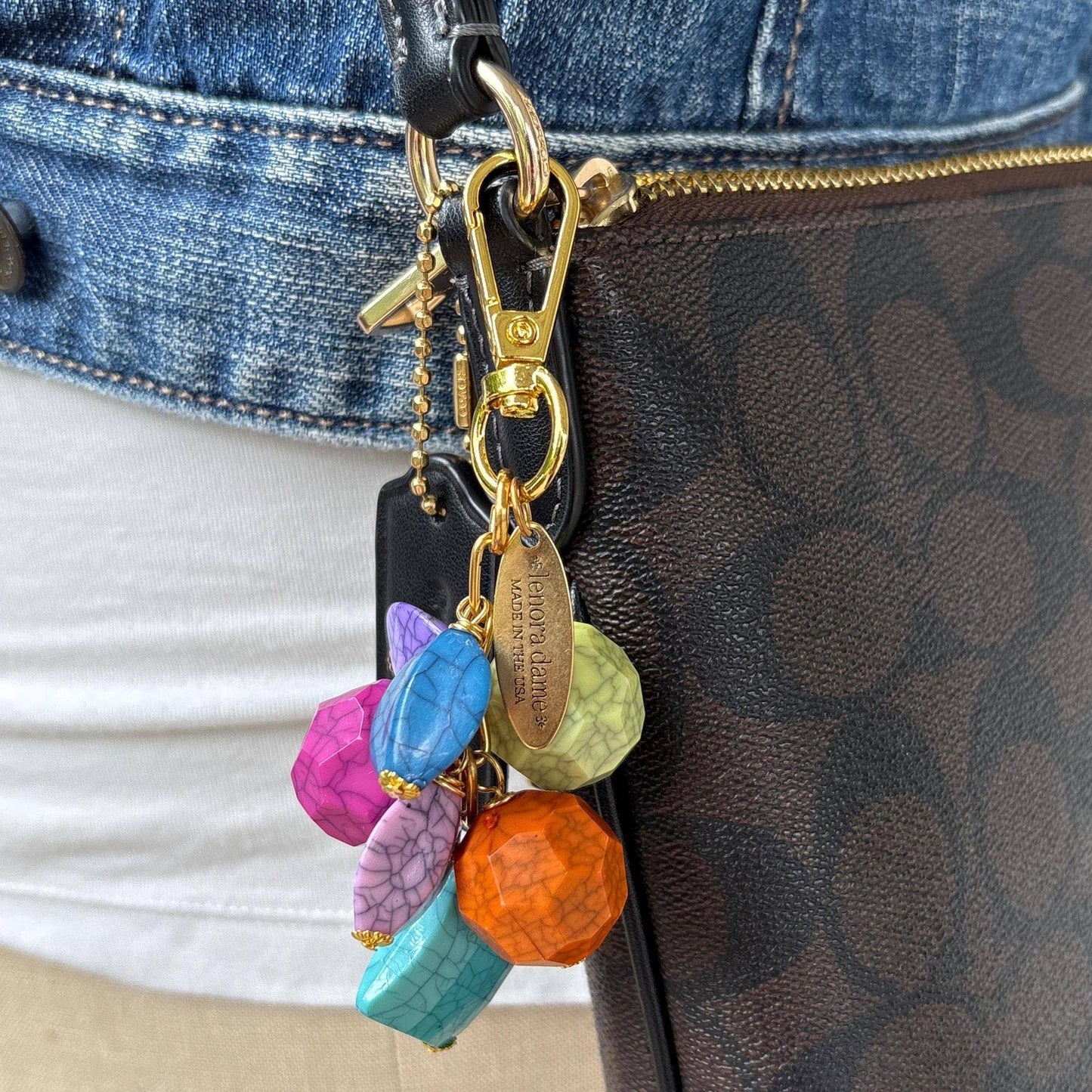 Lenora Dame - Color Burst Bag Charm