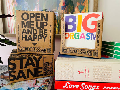 Eat Gold Organics - BIG ORGASM, a Potent, Functional & Delicious Chocolate Bar
