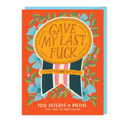 Gave My Last Fuck Sticker Card