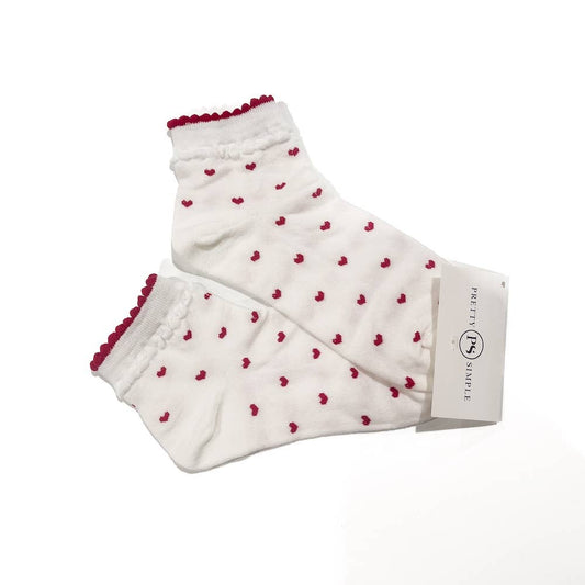 Valentines Day A Million Hearts Socks