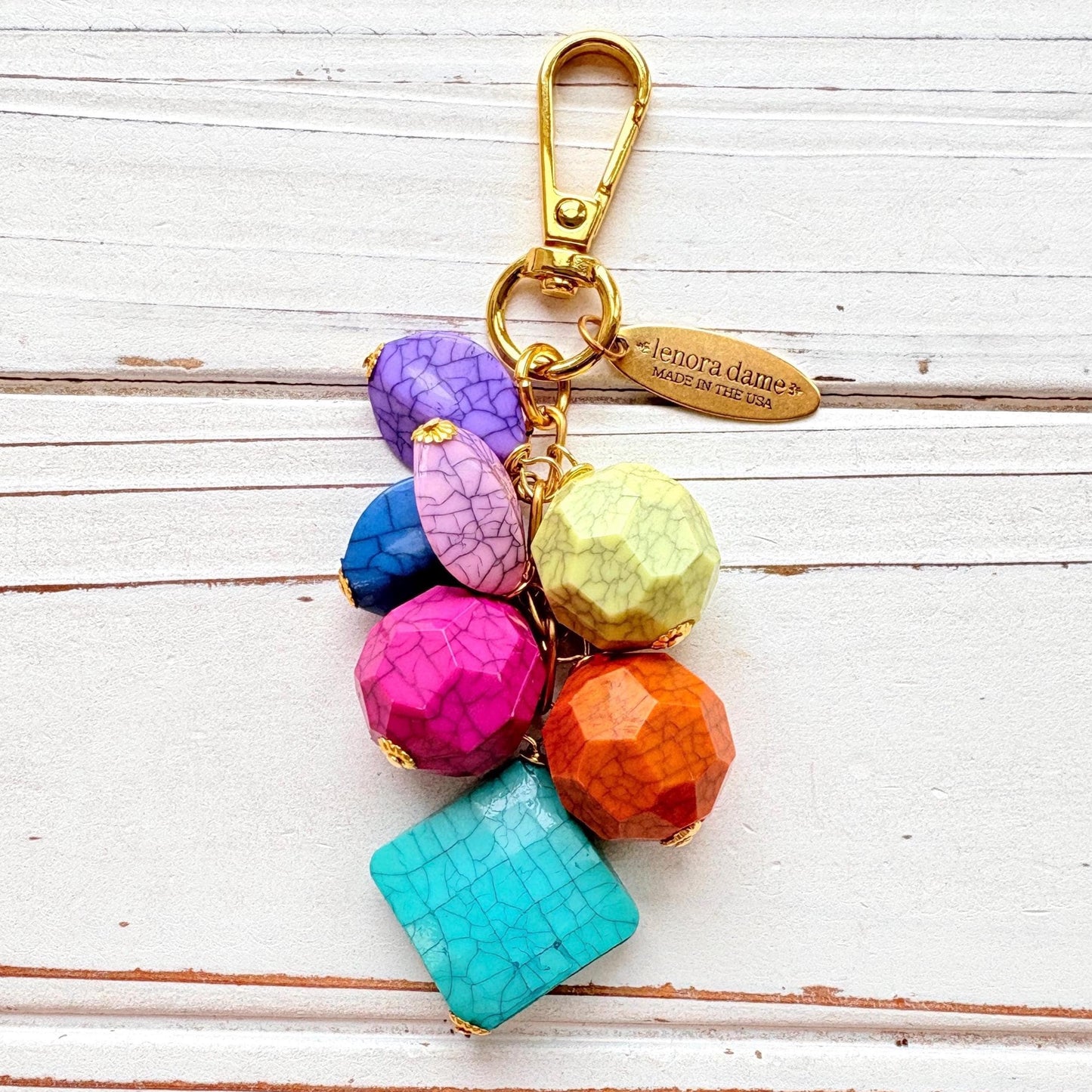 Lenora Dame - Color Burst Bag Charm