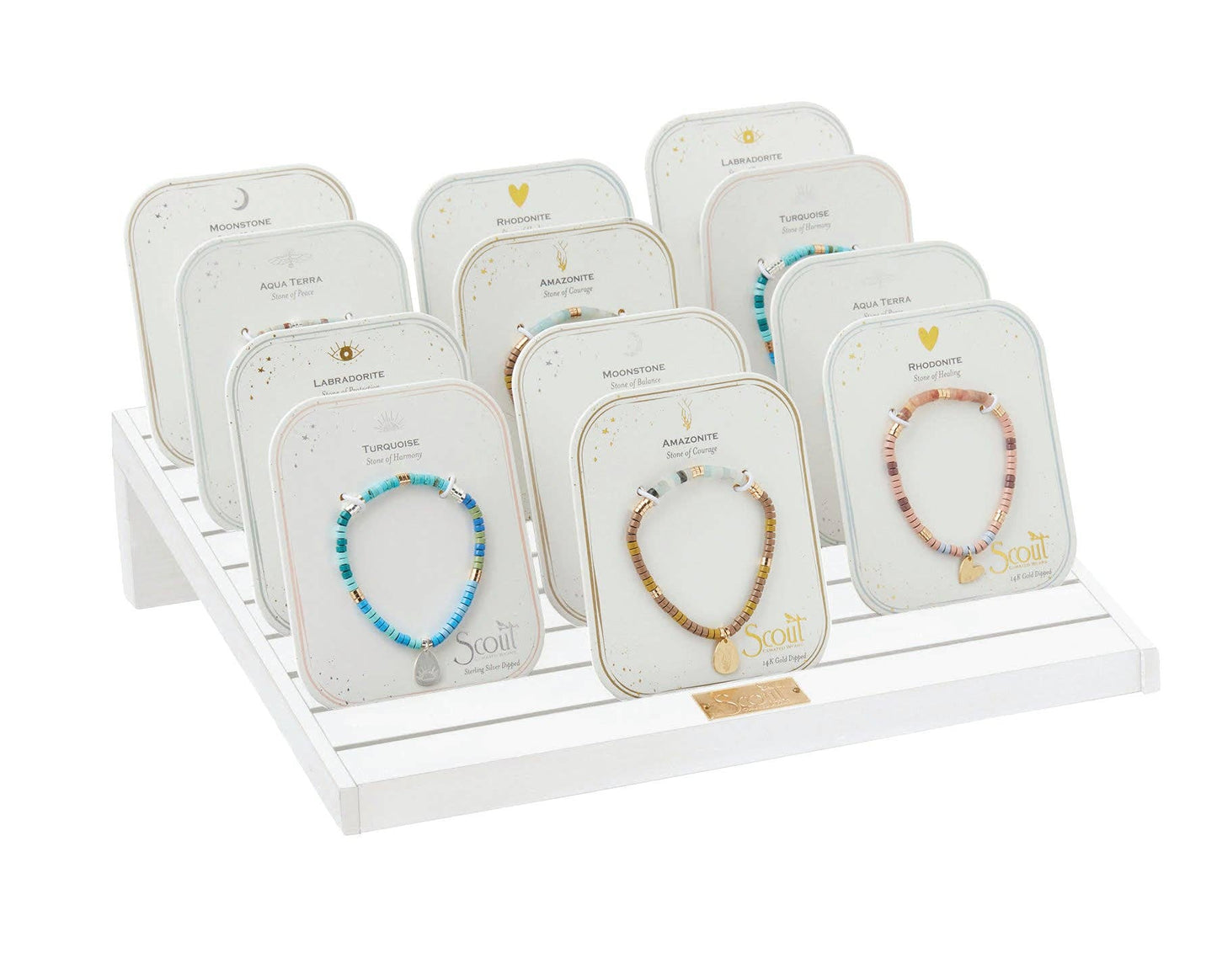 Scout Curated Wears - White Card Display