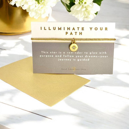 Good Vibrations Shop - Illuminate Your Path⎮Star Bracelet