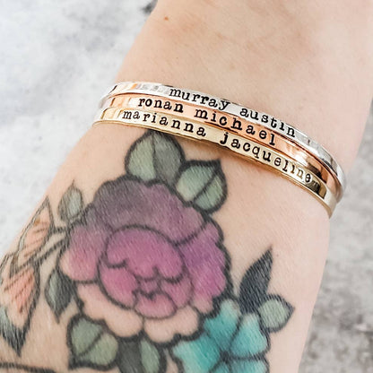 Crone Goddess Skinny Cuff