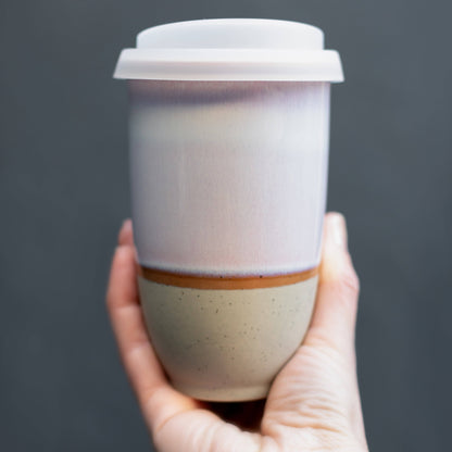 Horizon Ceramic Travel Mug – 12oz with Lid & Sleeve