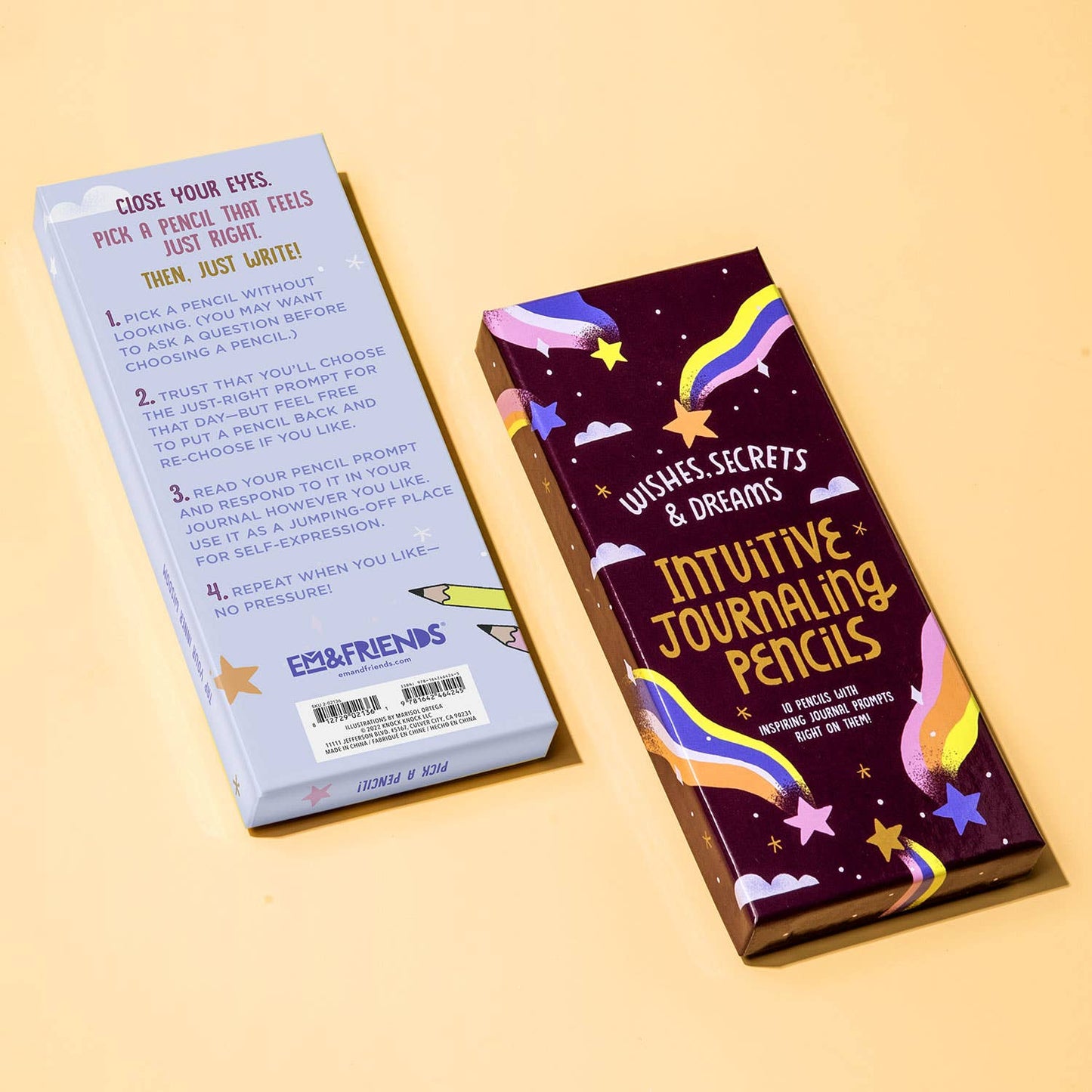 Em & Friends - Wishes, Secrets, and Dreams Pencil Set