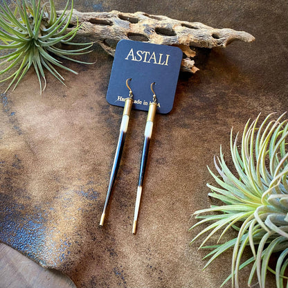 Porcupine Quill in Bullet Earrings - Fierce Boundaries