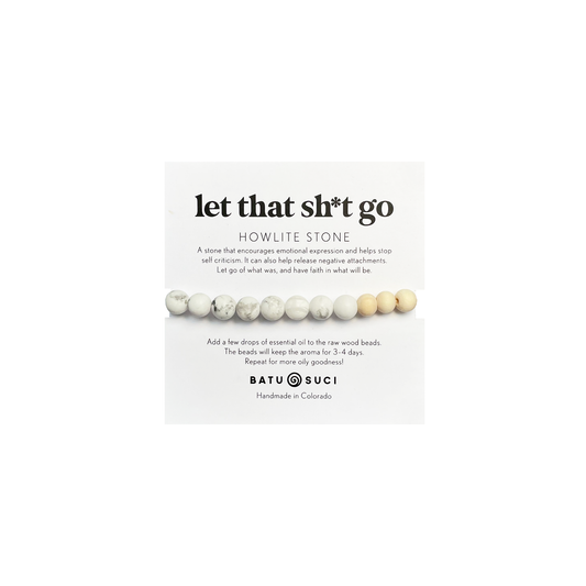 Let That Sh*t Go – Aromatherapy Bracelet