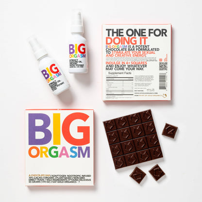 Eat Gold Organics - BIG ORGASM, a Potent, Functional & Delicious Chocolate Bar