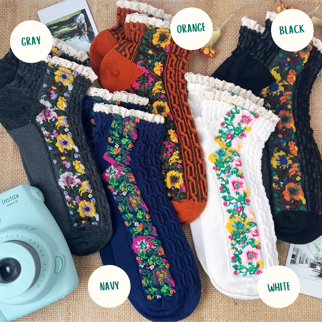 Daisy Dunes - Audrey Vintage Ankle Socks