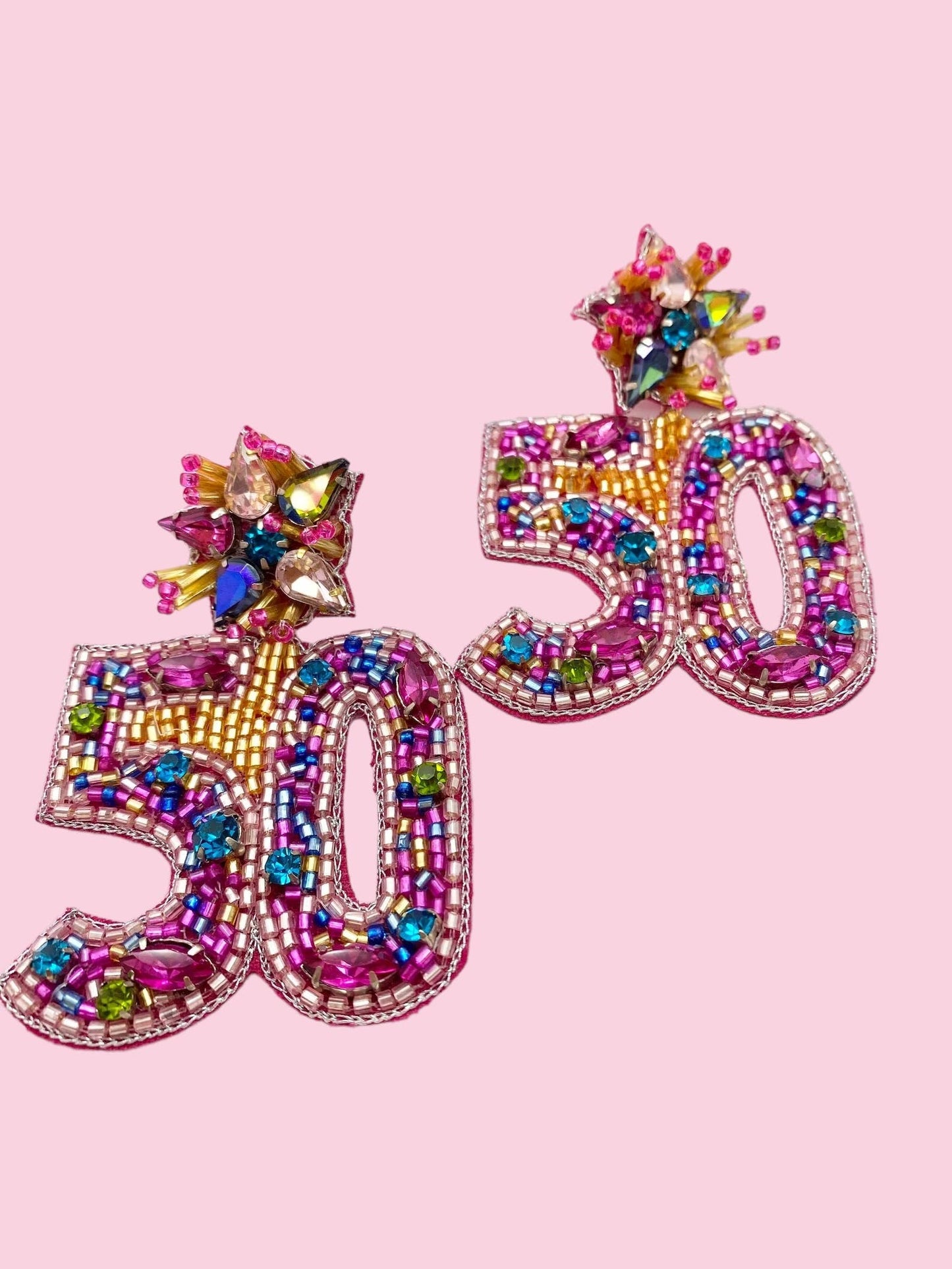 Birthday Milestone Celebration Earrings (40,50,60,70,80)