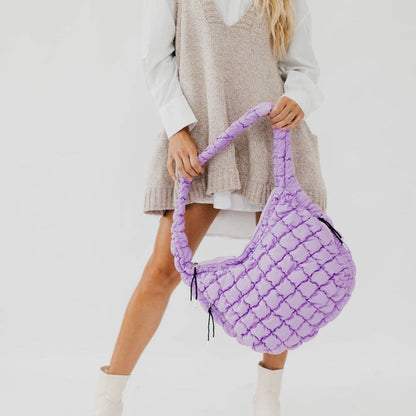 Carmen Quilted Hobo Tote