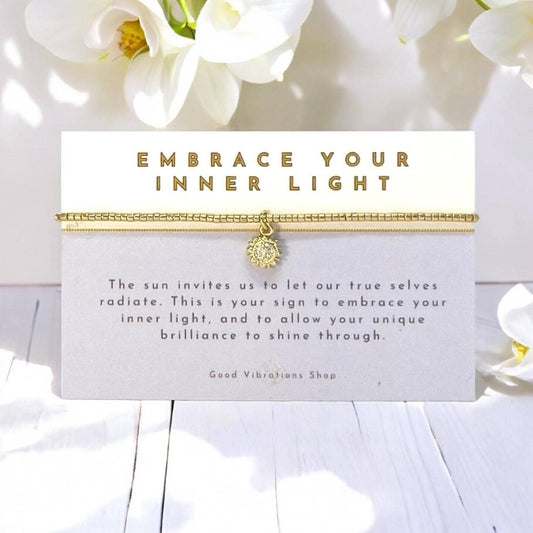 Good Vibrations Shop - Embrace Your Inner Light ⎮ Sun Bracelet