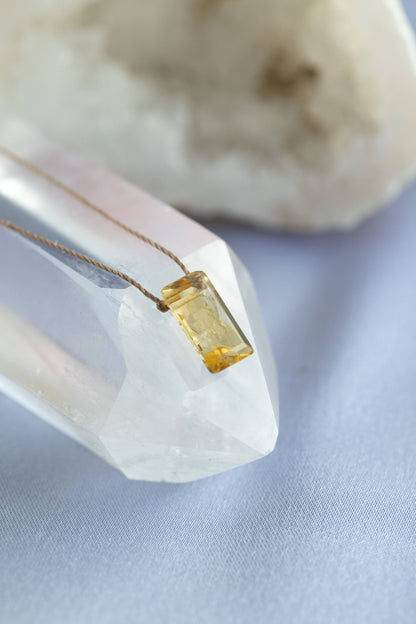 Manifest Necklace - Citrine